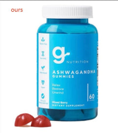 Calm Boost Ashwagandha Gummies – Daily Adaptogen & Wellness Supplement (60 Gummies)