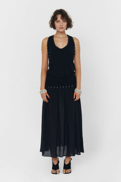 YUNA TANK TOP IN BLACK