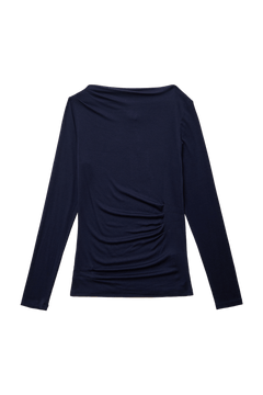 NARAE LONG SLEEVE TOP IN NAVY