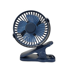 USB Mini Clip Fan - Silent Rechargeable For Dorms